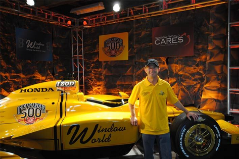 John Andretti with Stinger race car