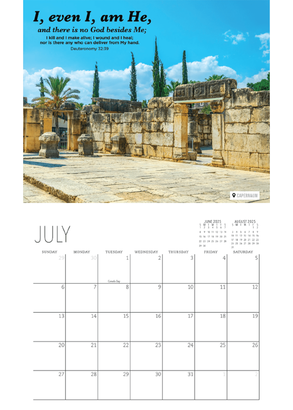 2025 Israel in Focus Calendar