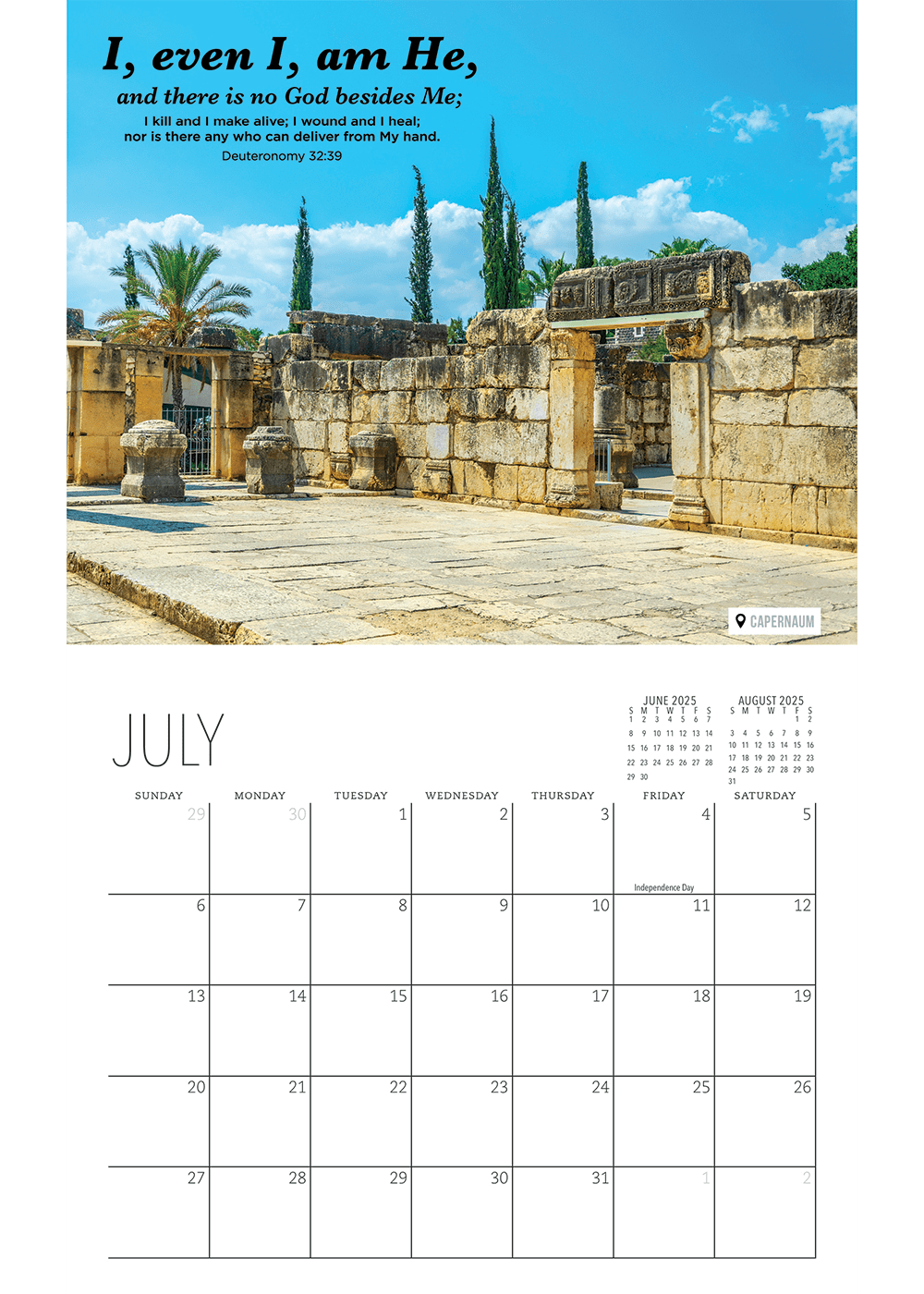 2025 Israel in Focus Calendar