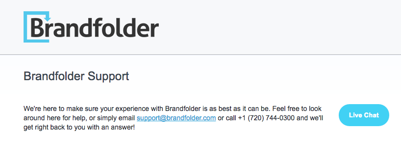 Brandfolder support