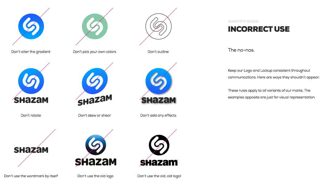 Shazam logos