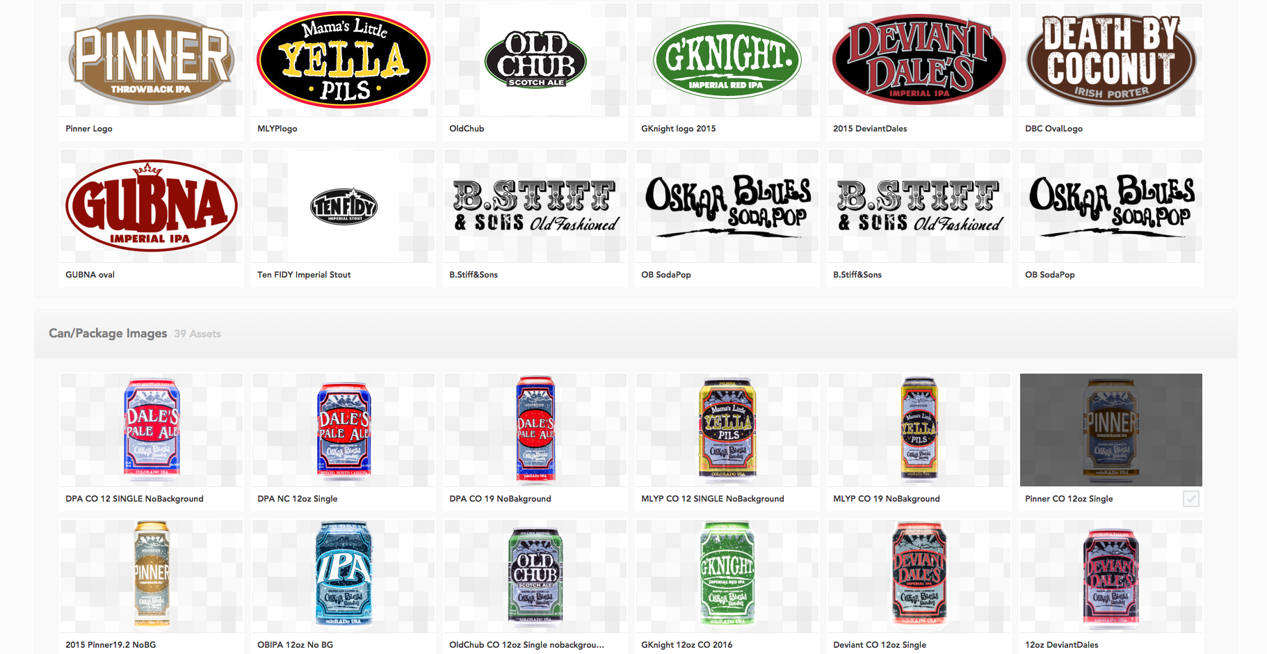 Oskar Blues' Brandfolder