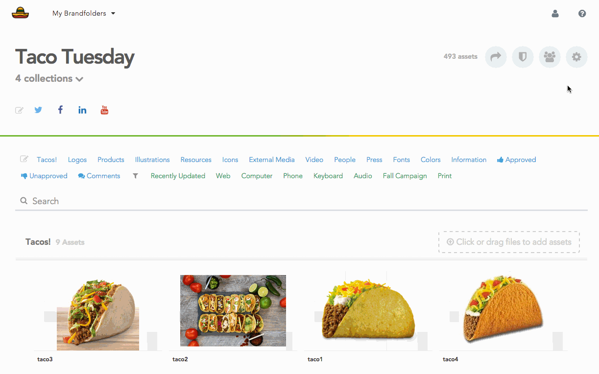 custom header example