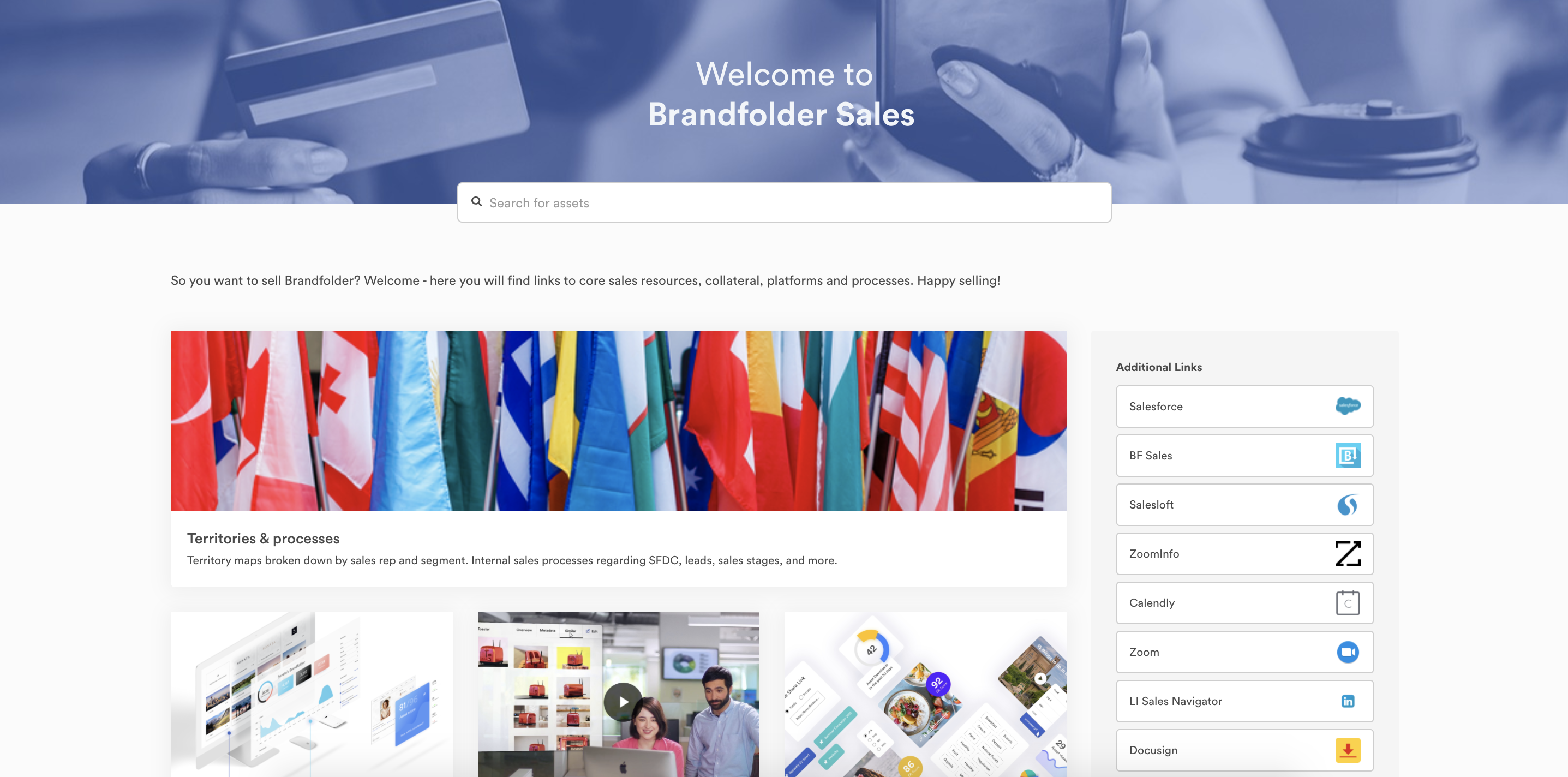 Brandfolder Sales Portal