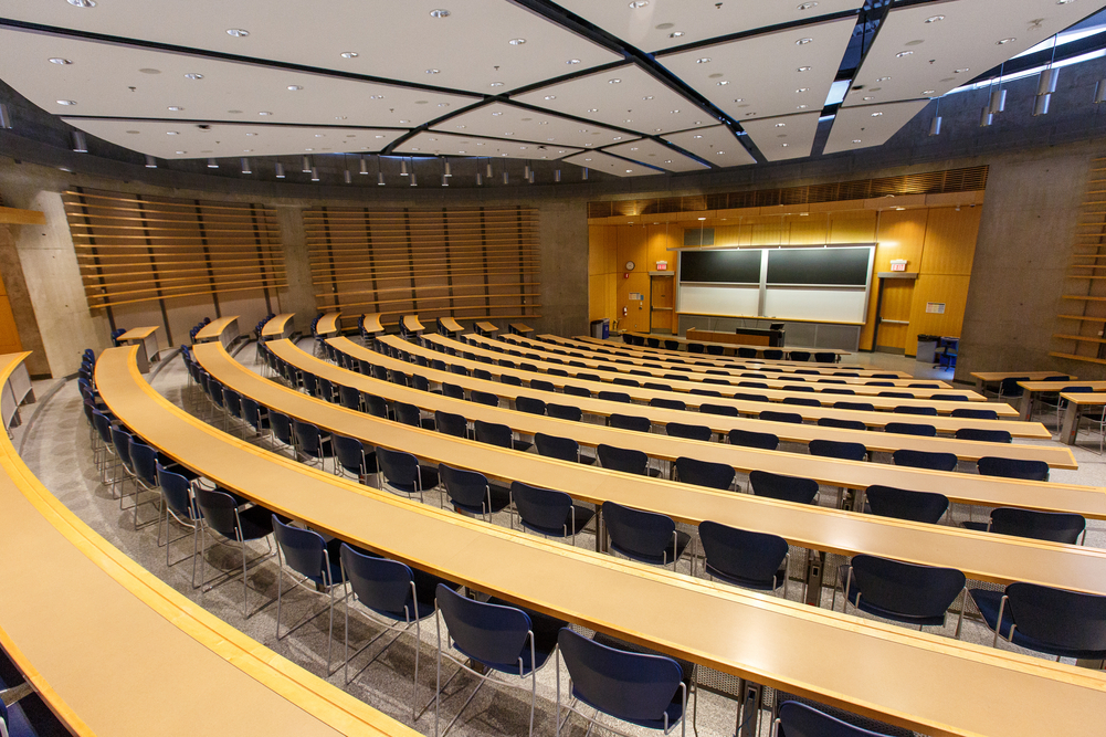 Lecture hall. University lecture Hall. Ontario Tech University. Mannheim University lecture Hall Red. Ontario Tech University Canada.
