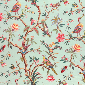Birds Of A Feather Linen & Cotton Print C - Eladon