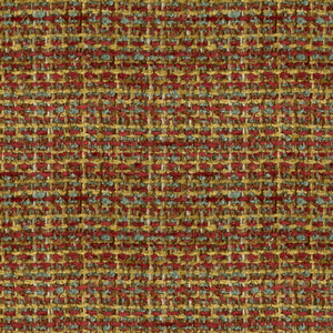 Boucle Texture - Red/Gold