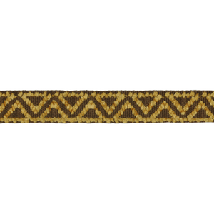 Tabora 3/4 Inch Braid - Brown And Old Gold