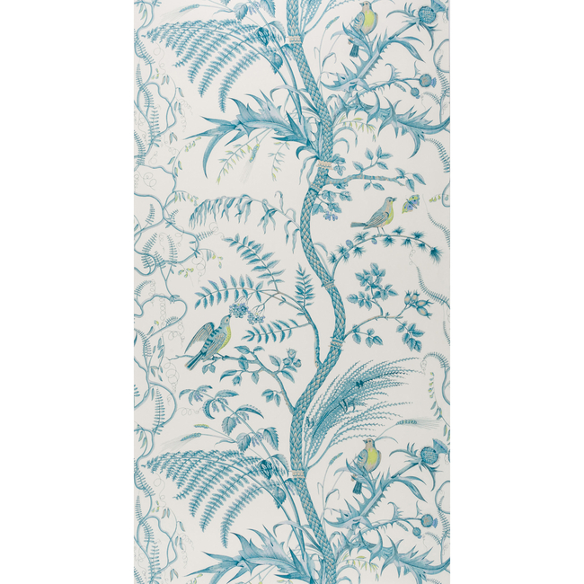 Bird And Thistle - Aqua | Kravet