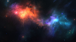 Abstract, space-like background image