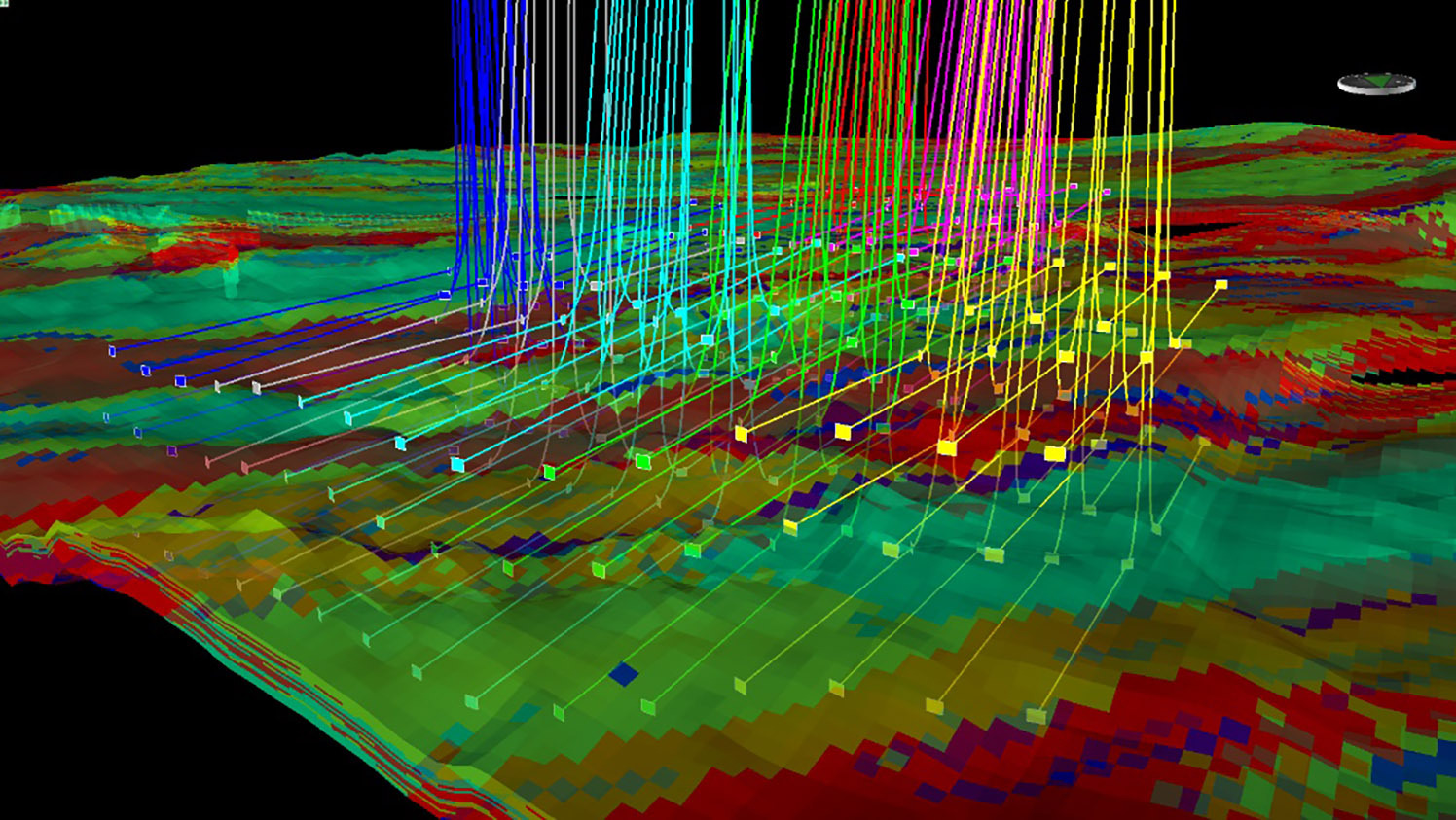 Screenshot from field development planning for asset operations