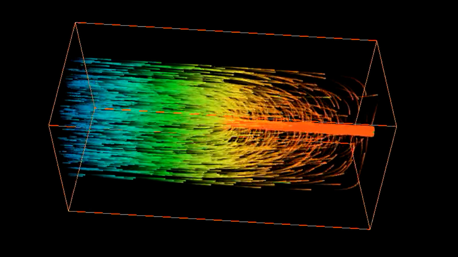 Simulation of production inflow into an actual perforated core sample from the Jet Research Center’s Advanced Perforating Flow Lab