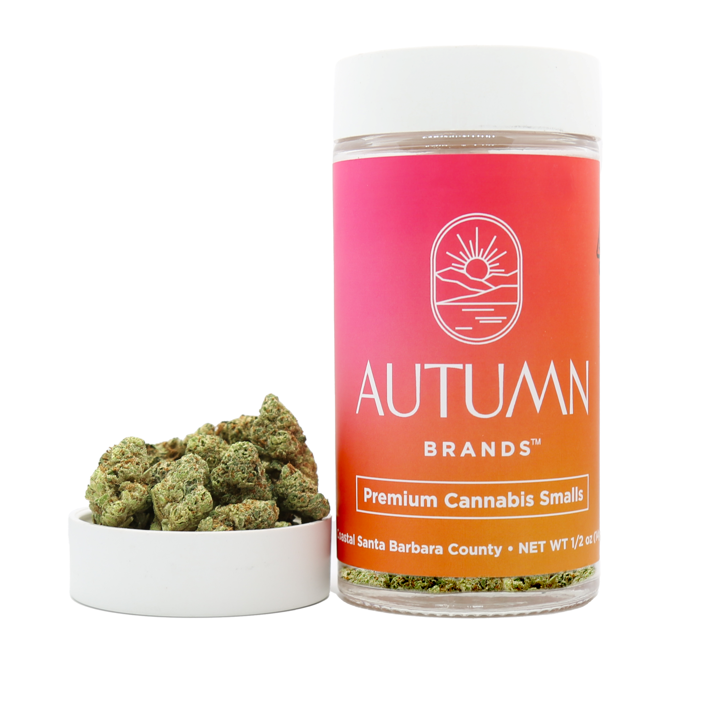 A photograph of Autumn Brands Smalls 14g Fire OG