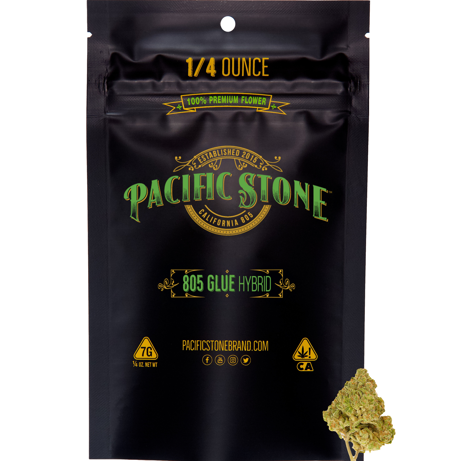 A photograph of Pacific Stone Flower 7.0g Pouch Hybrid 805 Glue