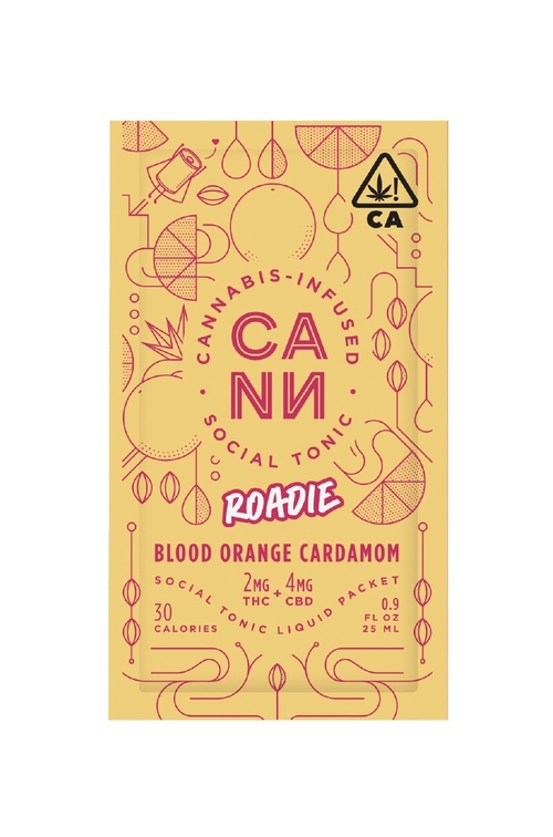 A photograph of CANN Roadies Blood Orange Cardamom 8pk