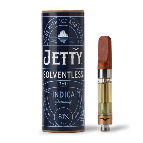 A photograph of Jetty Cartridge 1g Solventless GMO