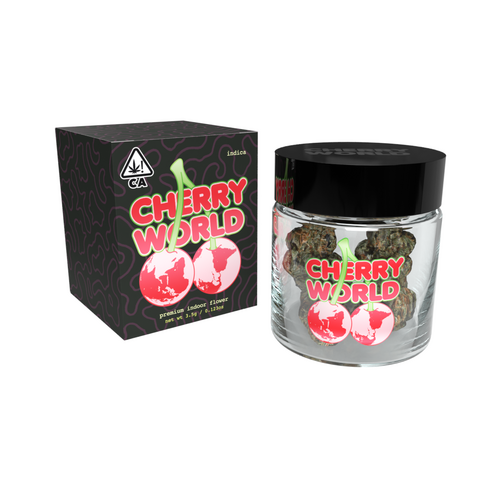 A photograph of CherryWorld 3.5g Jar Sherbotti