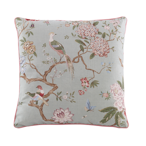 Oriental Bird Pillow 