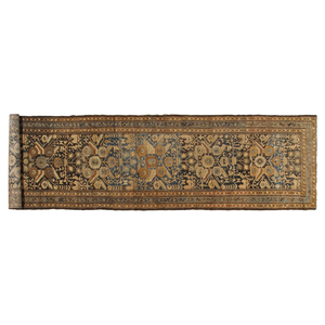 Antique Persian Malayer Runner, 3'6 X 14'2 