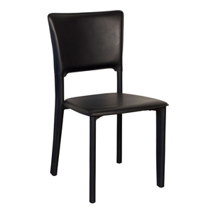 MURU LEATHER SIDE CHAIR, +colors
