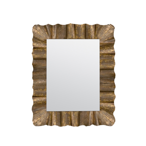 Troy Rectangle Mirror, Gold 
