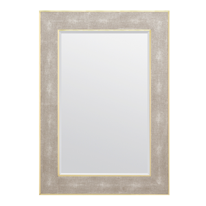 Amaria Mirror, Beige/Brass 