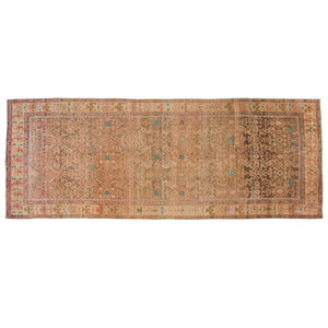 Vintage Tabriz Runner, 4'8 X 12'6 