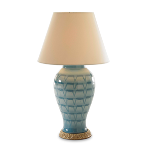 Turquoise Table Lamp, Base Only 