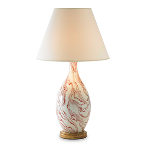Marbleized Table Lamp, Base Only 