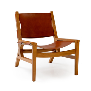 Isa Lounge Chair, Umber 