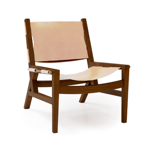 Isa Lounge Chair, Nude 
