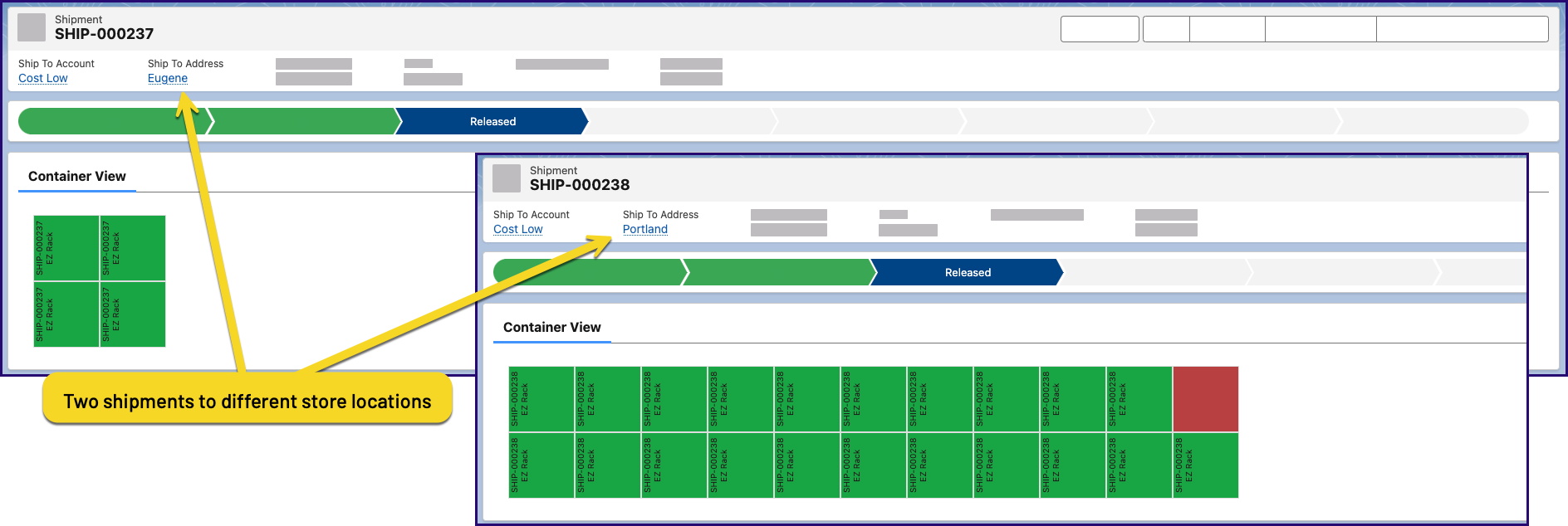 Load Number Example Create a Load