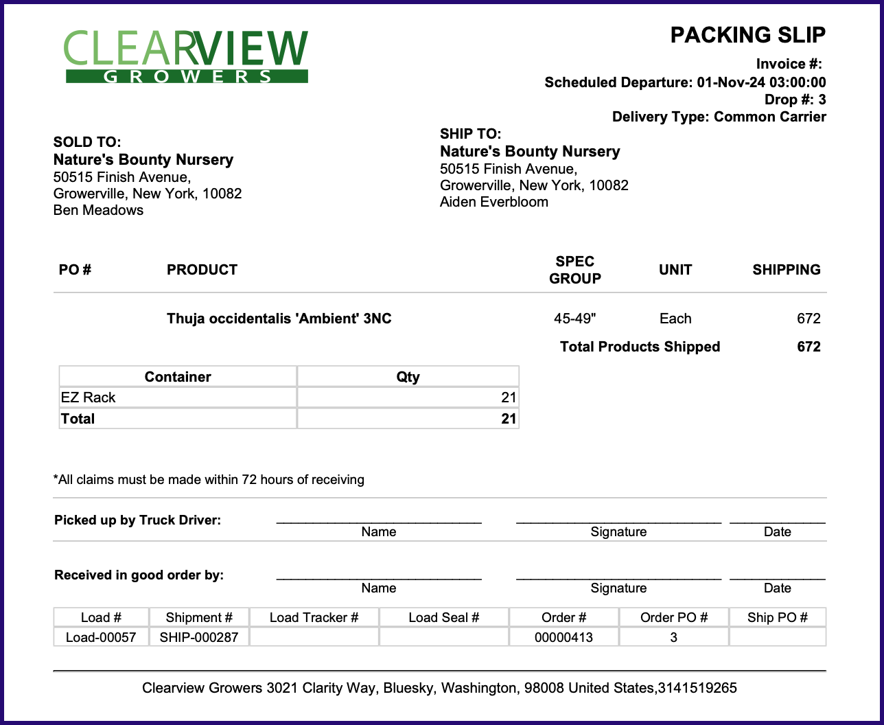 Loading Slip Work with a Load