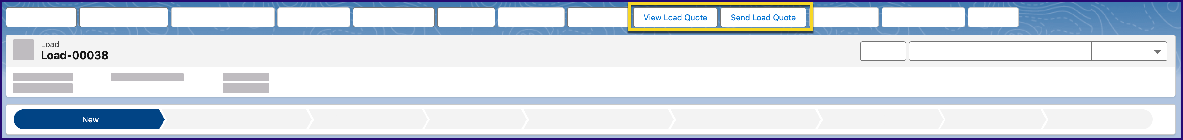 Loading Quotation Work with a Load