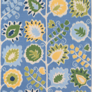 Rosendal Warp Print - Delft