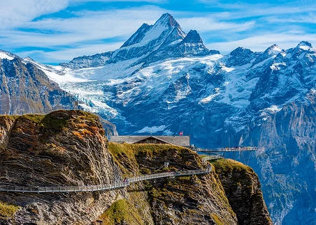 Journey high into the Alps for panoramic views of Lake Lucerne and the storybook villages below