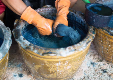 Discover the traditional practice of Japanese indigo-dyeing through a hands-on workshop