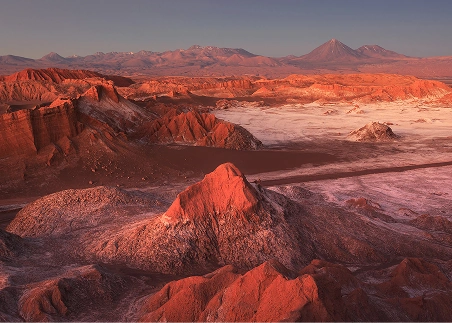 Explore the otherworldly landscapes of Moon Valley in the Atacama Desert