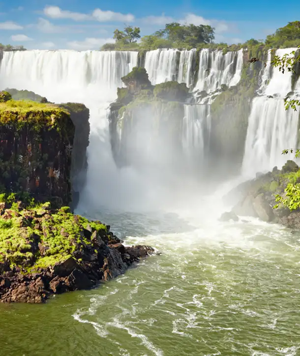 Iguazu Falls viewed on an EF tour to Argentina.