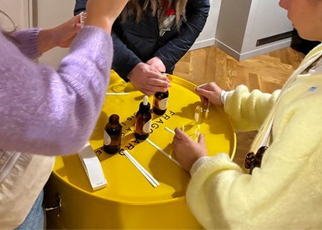 Experiment with fragrance and craft your own signature perfume or cologne in a scent workshop