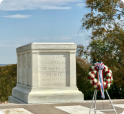 A memorial at Arlington National cemetery