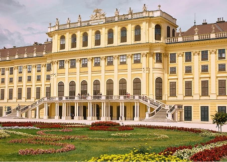 Visit Schönbrunn Palace to experience the history and political influence of Austria’s Habsburg dynasty