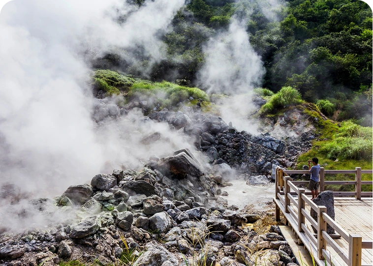 Experience the unique chance to visit Japan's southernmost main island and learn about its volcanic geology