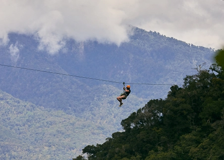 Feel the thrill of adventure as you raft rushing rivers and zipline through treetops