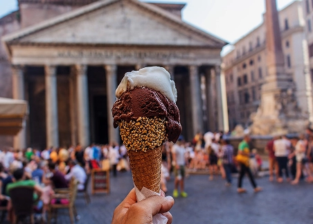 Stroll through Rome like a local on a food-themed walking tour, sampling classic bites as you go