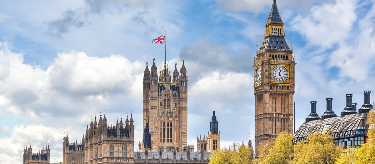 Big Ben and the Houses of Parliament in London, visited on Experience London and Paris tours.