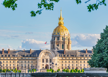 Learn about France's extensive military history on a guided tour of Les Invalides