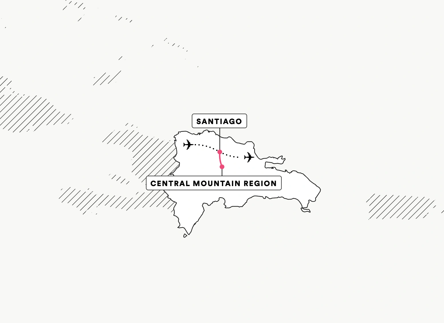 Service and Language Immersion in the Dominican Republic route map