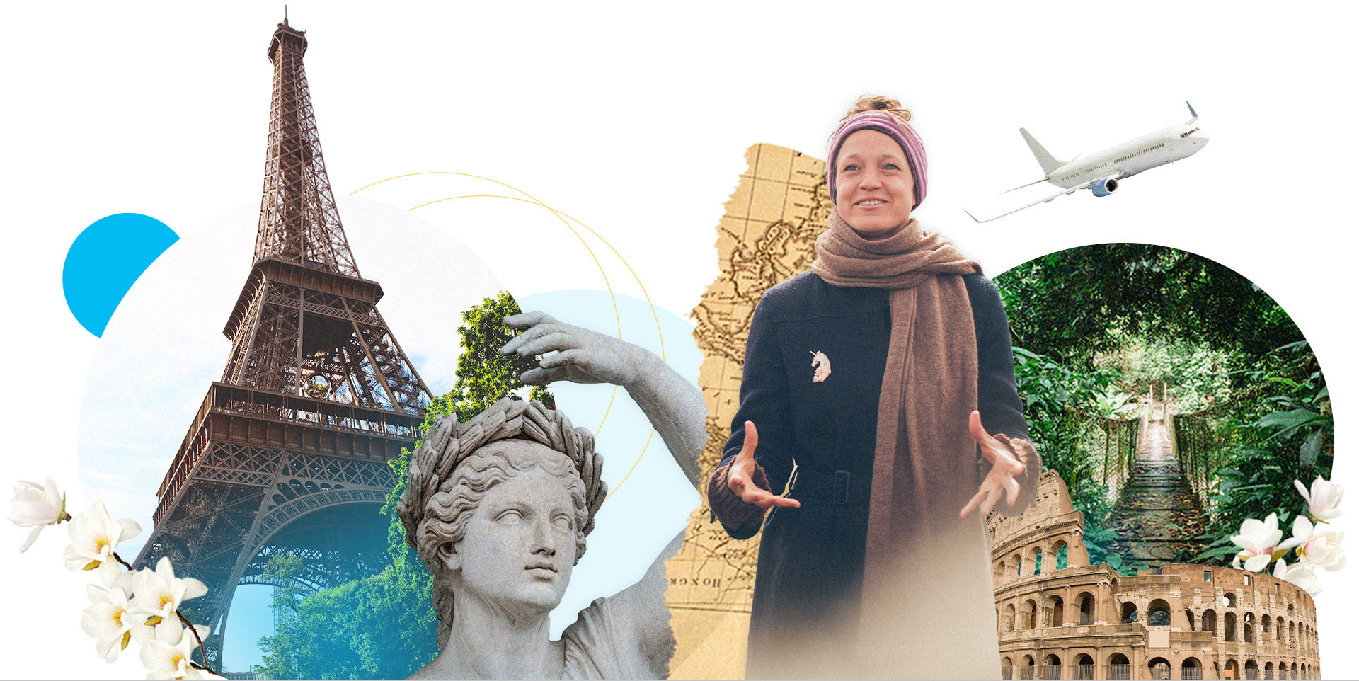 collage to highlight EF's teacher travel program