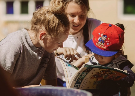 Support a local organization through hands-on work that expands access to education and youth community spaces by decorating or building classrooms